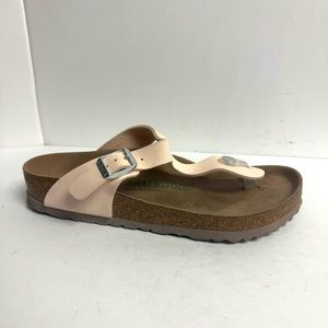 Birkenstock Womens Gizeh Sandal Rose Vegan Size US8 M EU39